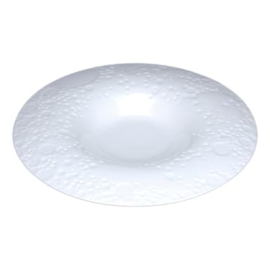 RAK Porcelain BCFSBBDP30 Feelings Bubbles 9.5 oz. White Plate - 6 / CS