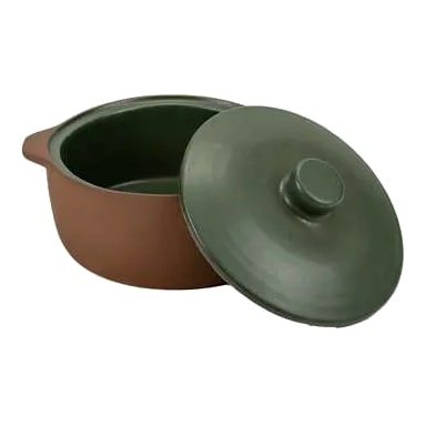 ARC Cardinal FP395 Terra Green 17 ounce Casserole Dish - 2 / CS
