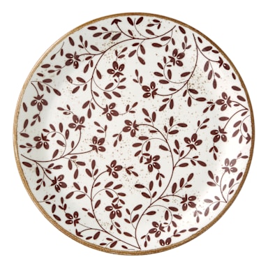 Steelite 18030566 Impressions Flora Brown 10" Plate