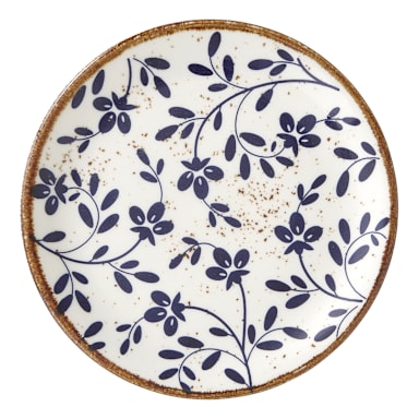 Steelite 18000568 Impressions Flora Blue 6" Plate