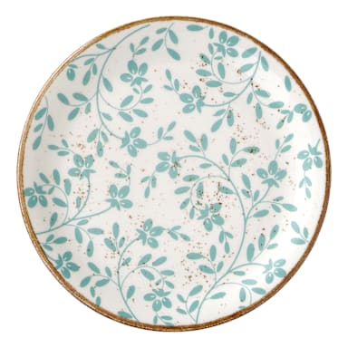 Steelite 18020567 Impressions Flora Aqua 8" Plate
