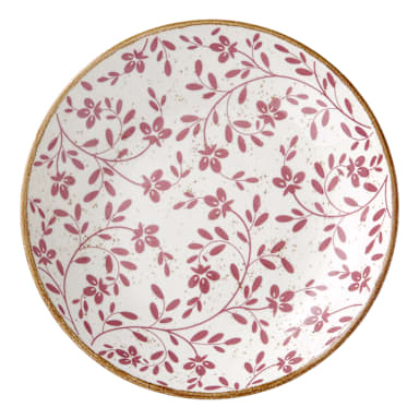 Steelite 18010570 Impressions Flora Pink 29.4 ounce Bowl