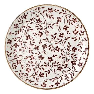 Steelite 18030544 Impressions Flora Brown 11" Plate