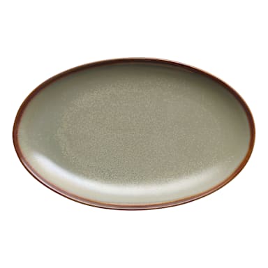 Libbey - Formerly World Tableware HEDON-9S Hedonite Sage 12 x 7.5 Oval Platter