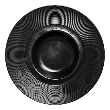 RAK Porcelain EDGD26 Fusion Edge Black 10.25 in Gourmet Plate - 6 / CS