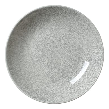 Steelite 17610569 Ink Crackle Grey 10" Coupe Bowl