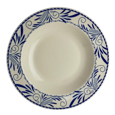 Homer Laughlin HL38041008 Blue Mex 20 ounce Pasta Bowl