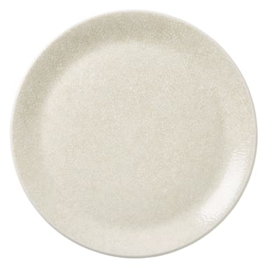 Steelite 17680544 Ink Crackle Taupe 11" Coupe Plate