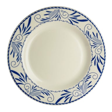 Homer Laughlin HL21041008 Blue Mex 12.25" Plate