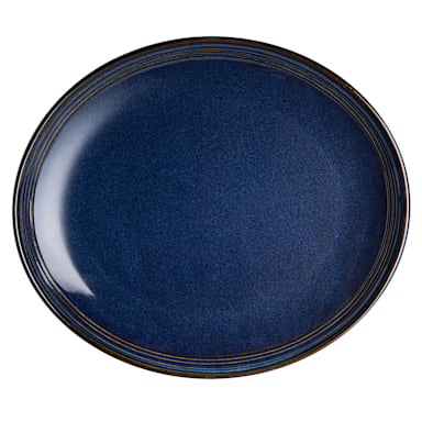 Homer Laughlin HL13259026 Indigo Flipside 13 x 11.25 Platter