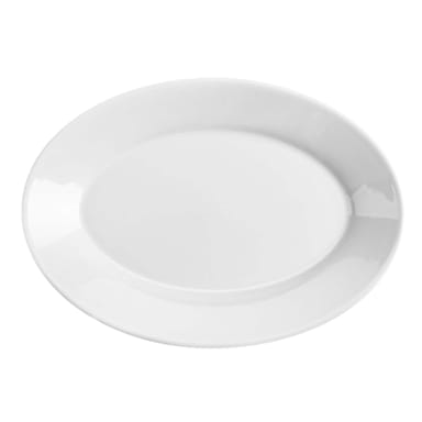 Homer Laughlin HL15810000 Arctic White 15.6 x 11.4 Platter