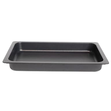AluChef APGN111 Matte Black 20.9 x 12.75 x 2.63 in. Food Pan - 4 / CS