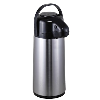 Steelite 7401MM141 Archer 2.5L Pump Airpot w/ Glass Liner - 6 / CS