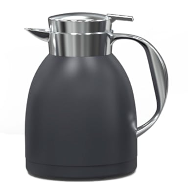 Steelite 7401MM125 Rogue Silver Grey 1.2L Vacuum Server - 6 / CS