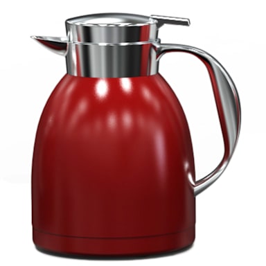Steelite 7401MM133 Rogue Red 1.2L Vacuum Server w/ S/S Liner - 6 / CS