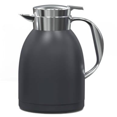Steelite 7401MM126 Rogue Silver Grey 1.5L Vacuum Server - 6 / CS