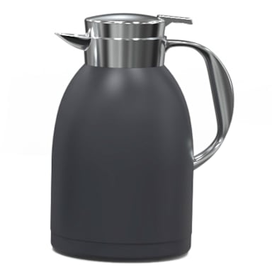 Steelite 7401MM127 Rogue Silver Grey 1.8L Vacuum Server - 6 / CS