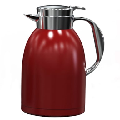 Steelite 7401MM135 Rogue Red 1.8L Vacuum Server w/ S/S Liner - 6 / CS