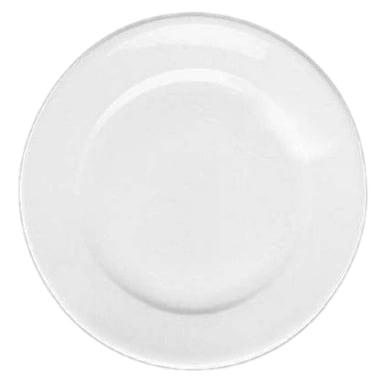 Pillivuyt 6626V365 Paris White 10-1/2" Plate - 6 / CS
