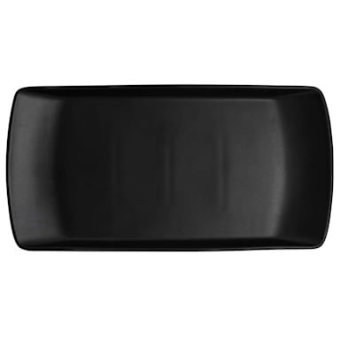 Zaba A901P062 Calenna Black 14" x 7"Rect Tray - 6 / CS