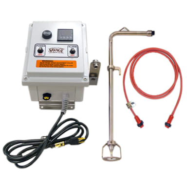 Savage Brothers 1100-20 Digital Thermometer w/ Stand Mounted Box