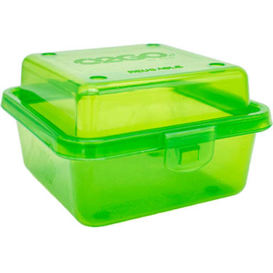 Agreenozzi O-5X5-1-G Green 5 in. Square x 2.5 in. Container
