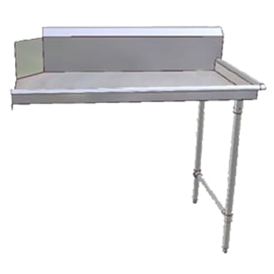John Boos JDTC-20-26R-X S/S 26 x 30 in. L to R Dishtable w/ Backsplash