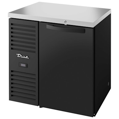 True TBR32-RISZ1-L-B-S-1 Solid 1-Section 32" Back Bar Cooler