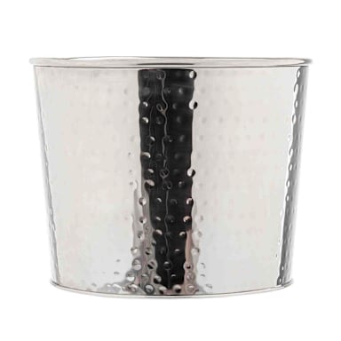 TableCraft 13016 Hammered S/S 10"Dia x 8" Bev Dispenser Base