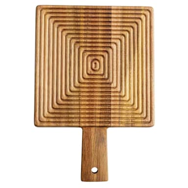 TableCraft 12957 Acacia 13" x 9" Oblong Serving Board