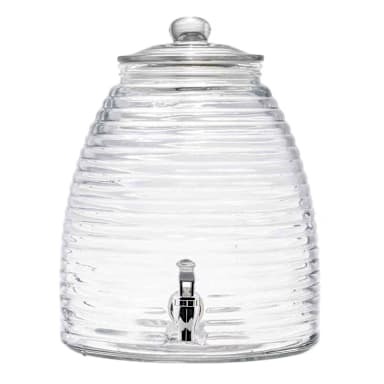 TableCraft 12999 Glass Beeline 2.5 Gallon Beverage Dispenser
