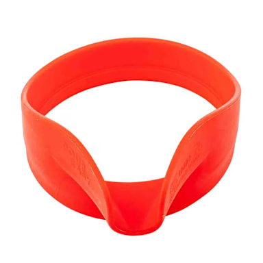 TableCraft 12227 Red Silicone 4-1/4" Pour Spout for Jar