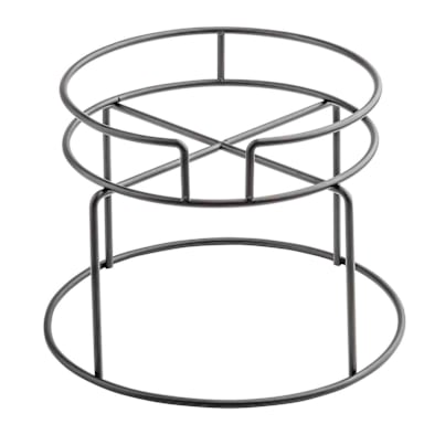 TableCraft 12910 Black Wire 11 x 11 x 8" Beverage Dispenser Stand