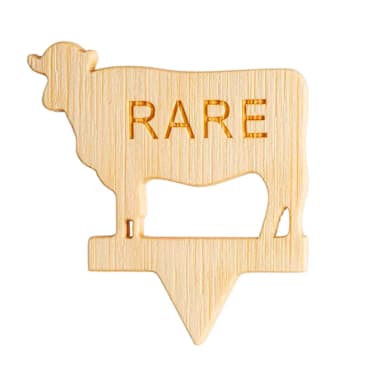 TableCraft 13110 Rare Cow-Shape Steak Marker