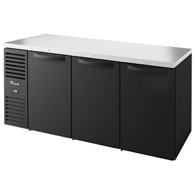 True TBR72-RISZ1-L-B-SSS-1 Solid 3-Section 72" Back Bar Cooler