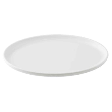 TableCraft 13117 Terra White 11" x 7" Oval Plate