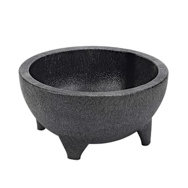 Service Ideas MB56BL Black 56 ounce Molcajete Bowl