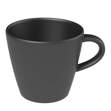 Villeroy & Boch 10-4239-1300 The Rock Black Shale 7.5 oz Cup - 6 / CS