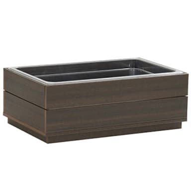Cal-Mil 28602-12-140 Vista Mocha 21.5 x 12.5 x 8.75" Ice Housing