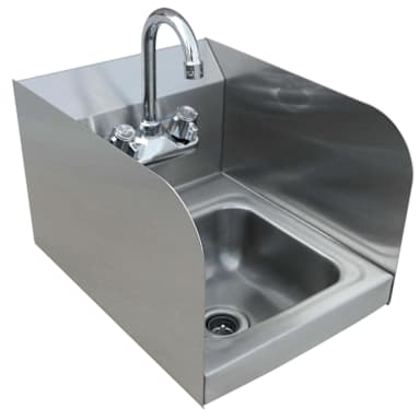 Darling Foodservice 2 Side 12 x 16 Hand Sink w/ 9 x 9 Bowl and Faucet