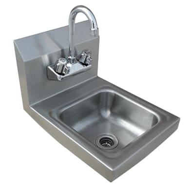 Darling Foodservice 12 x 16 Hand Sink w/ 9 x 9 Bowl and Faucet