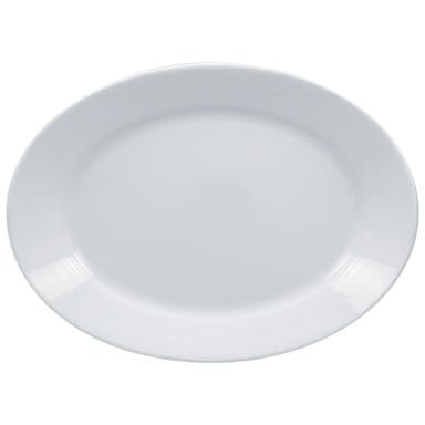 RAK Porcelain HMPASOD32 Helm White 12.6 x 9.25 in. Oval Dish - 6 / CS
