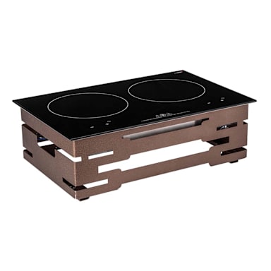 Rosseto SK073 Multi-Chef Bronze 21.5 x 13.5 x 8 in. Induction Warmer