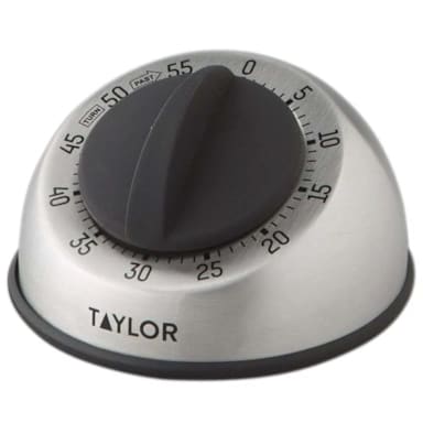 Taylor Precision Products 5830 S/S 60 Min Mechanical Kitchen Timer