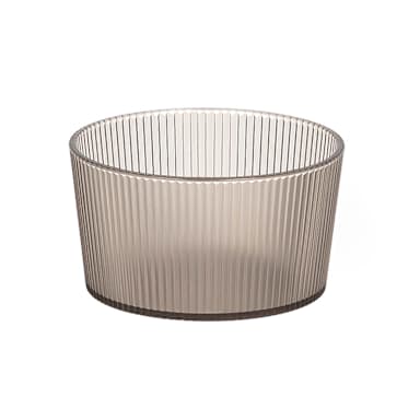 FOH DBO202GYT22 Gatsby Smoke 4.5" Bento Bowl - 6 / CS