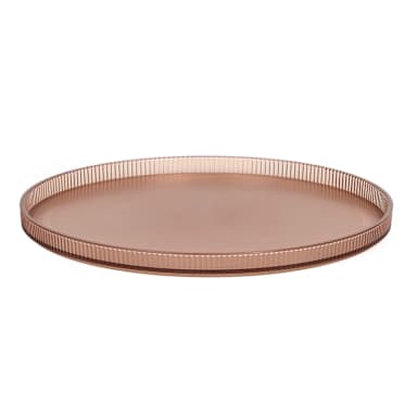 FOH DDP099PIT22 Gatsby Rose 10.5" Serving Lid - 6 / CS