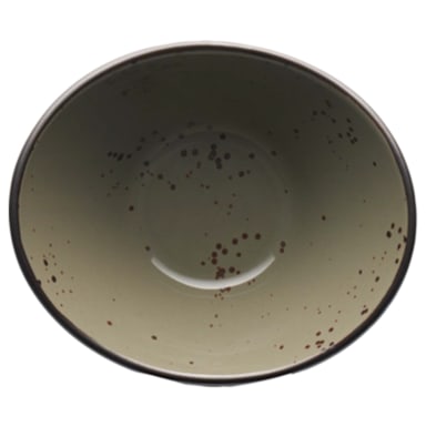 Int'l Tableware SH-910-GS Splash Green Smoke 7 oz. Oval Bowl