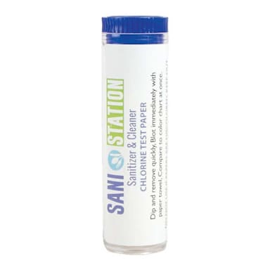 Carlisle SANISTRIPS Cholorine Test Strips - 100 PK