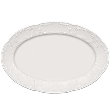 Bauscher 657202812000000 Mozart 11 x 7.28" Oval Platter - 6 / CS