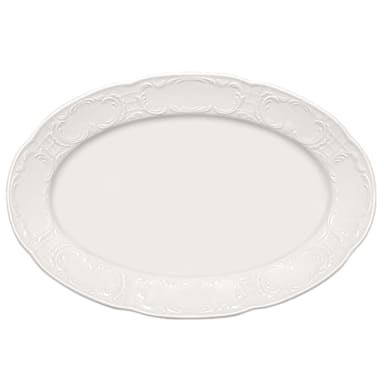 Bauscher 657203612000000 Mozart 14.16 x 9.5 in. Oval Platter - 6 / CS